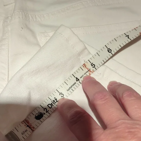 STYLUS Women's White Jean Shorts - Picture 5 of 7